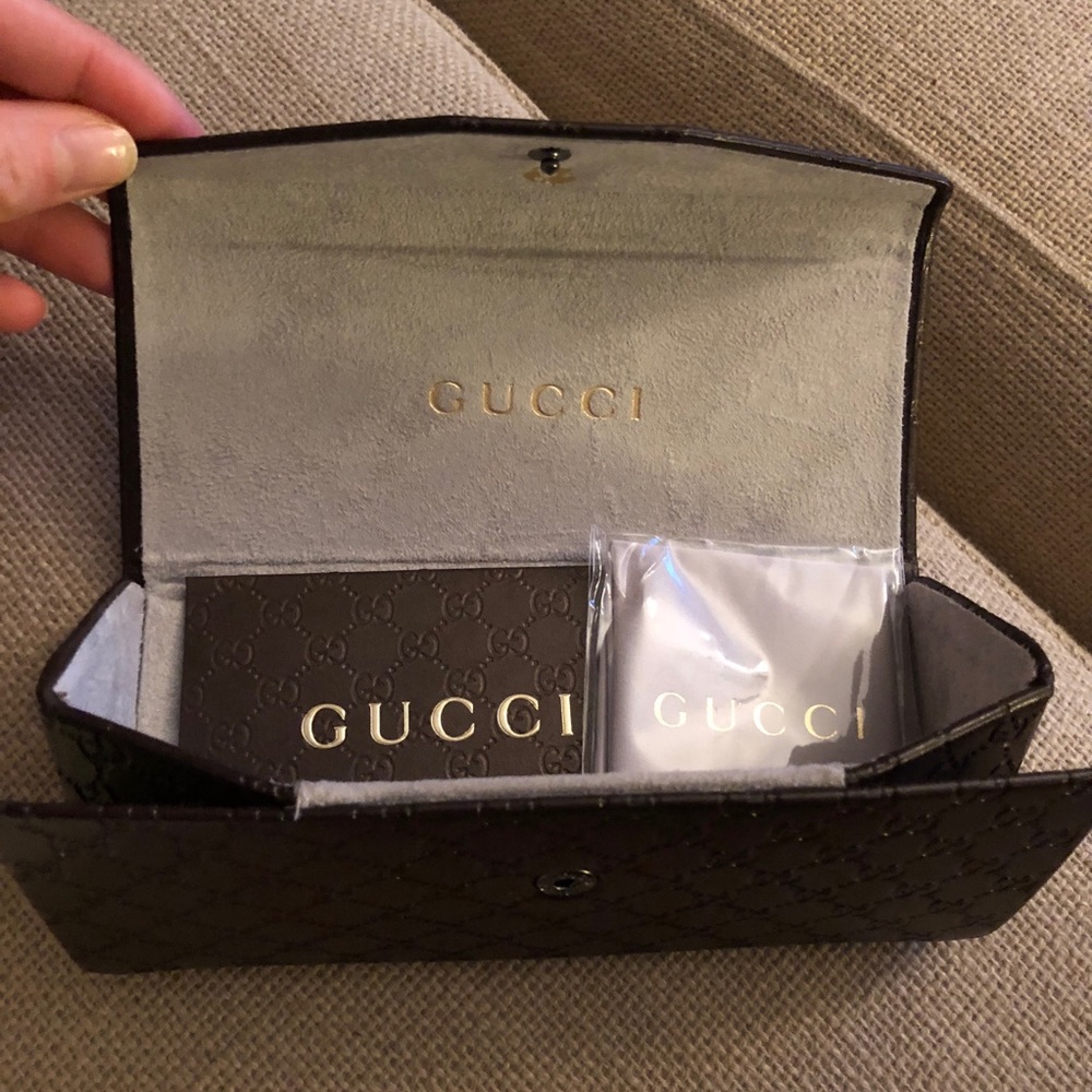 NWT Gucci Cat Eye Gold Tortoise Shell Sunglasses - Picture 6 of 8